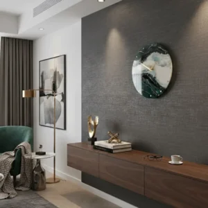 Emerald Ocean Clock — Green Ocean Epoxy
