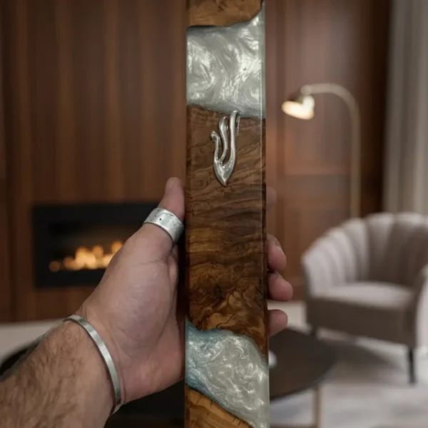 Silver Pearl Mezuzah