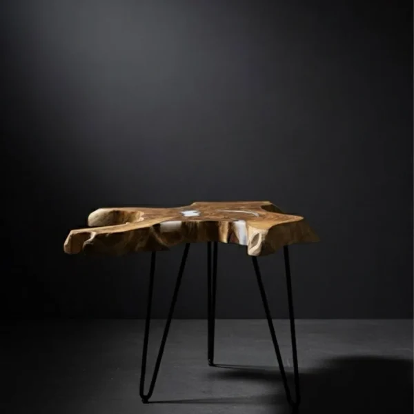 Natural Edge — Live-Edge Minimalist Coffee Table