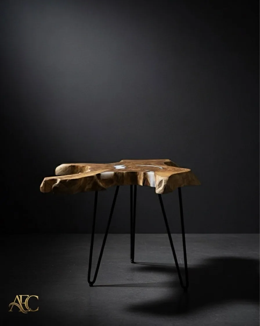 Natural Edge — Live-Edge Minimalist Coffee Table