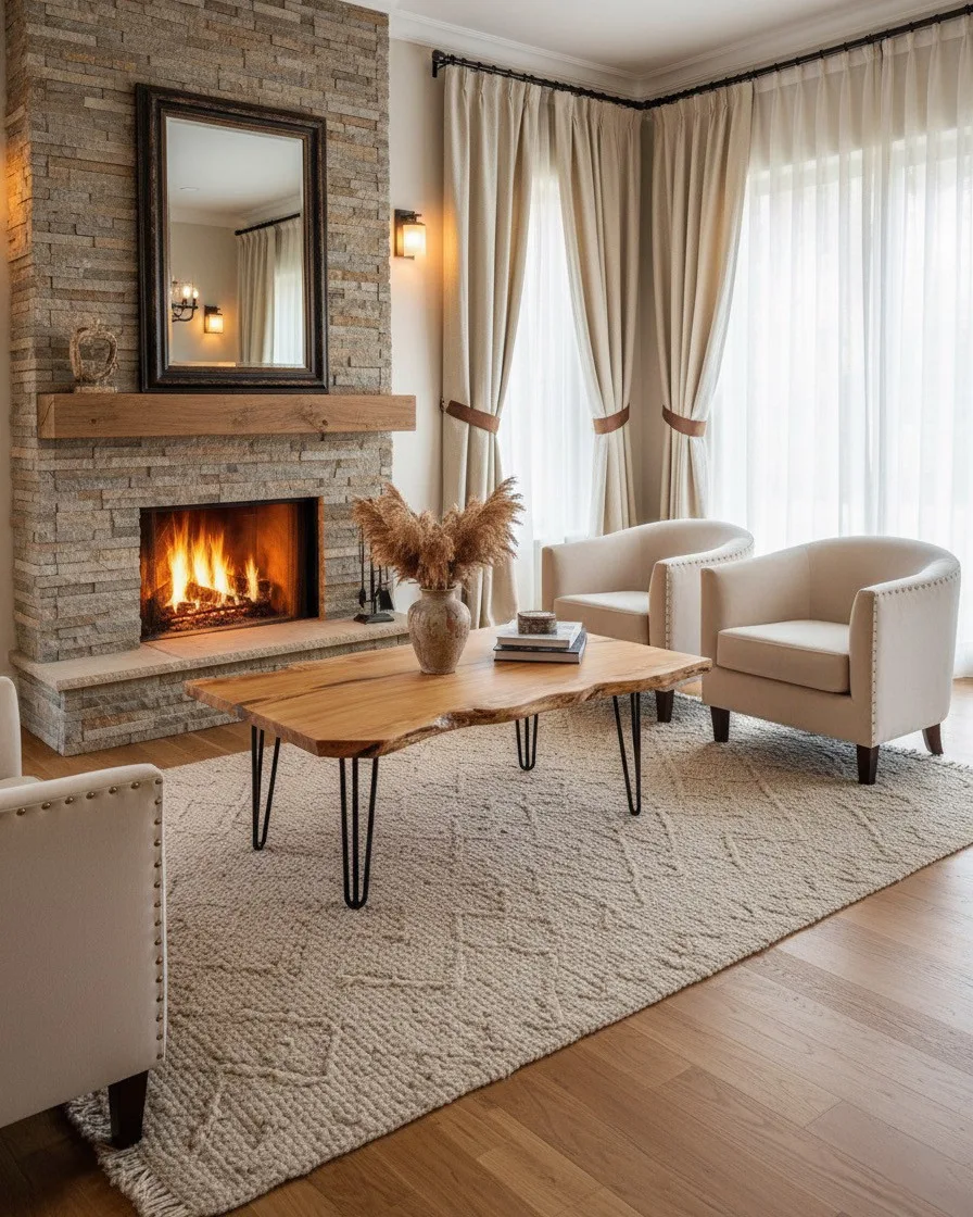 Natural Edge — Live-Edge Olive Wood Coffee Table