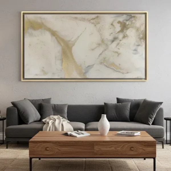 Pearl Flow — Minimal Marble Texture Panel