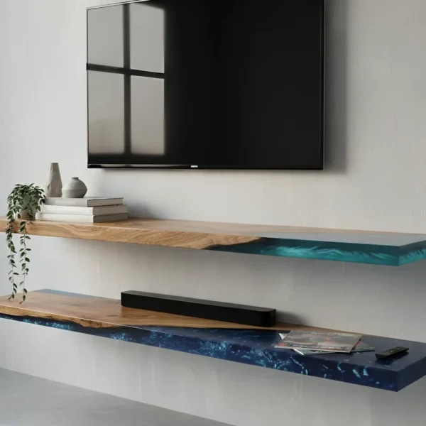 Ocean Oak Floating Shelves