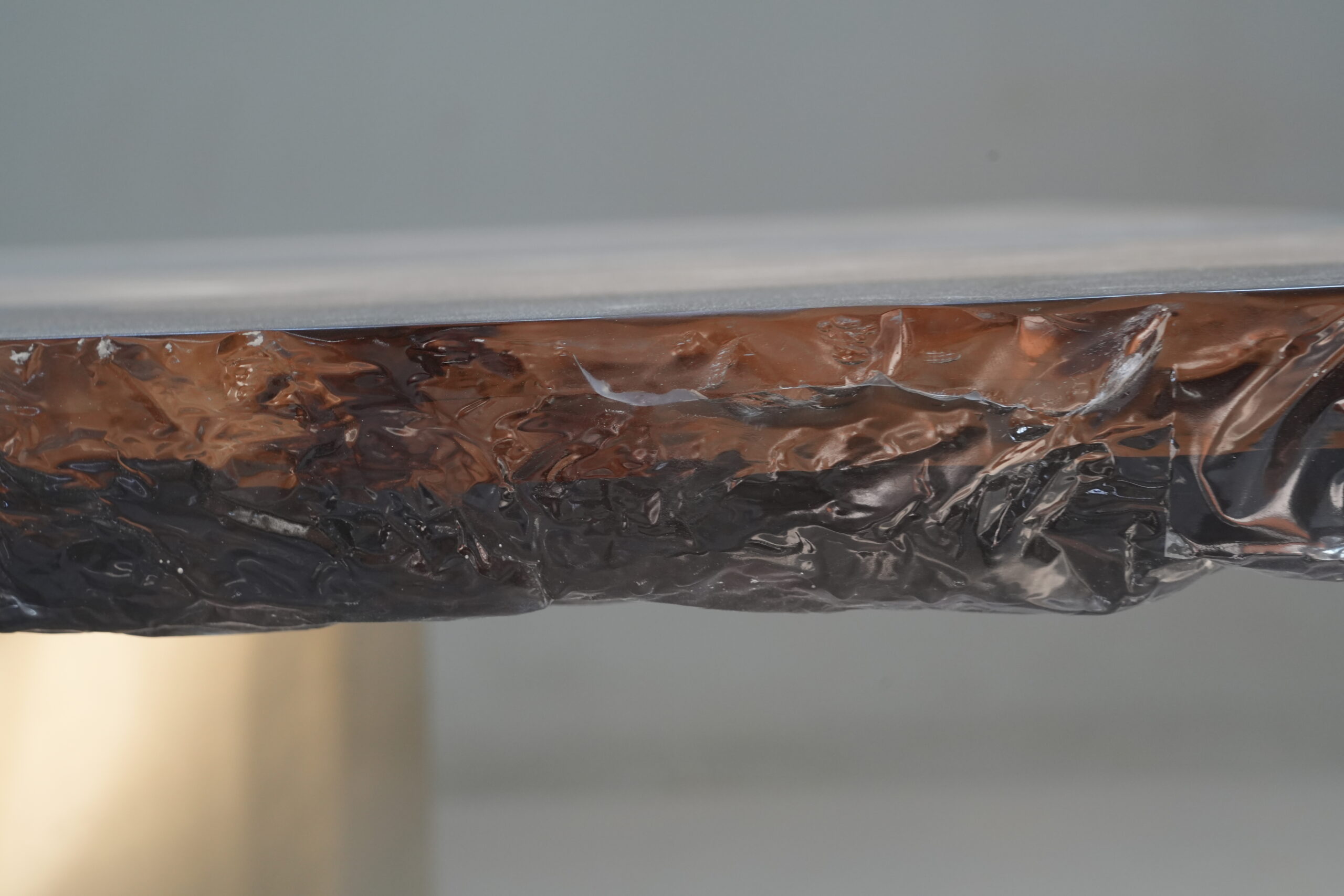 A different angle of the table highlighting its unique features.